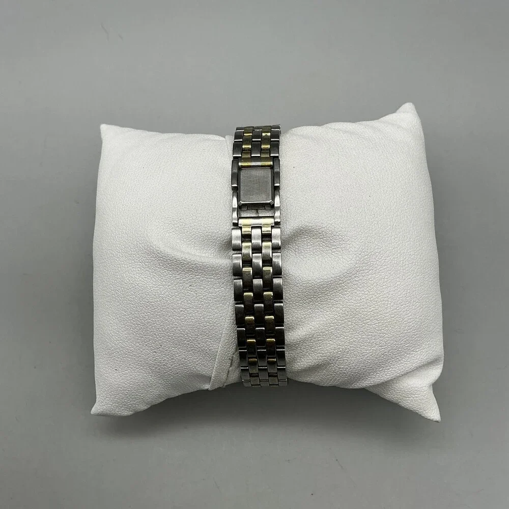 Exactly 71260030 Womens Watch 24mm Two Tone Date Swiss Made New Battery 6.75